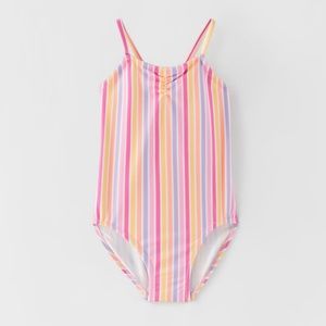 Zara Striped Swimsuit